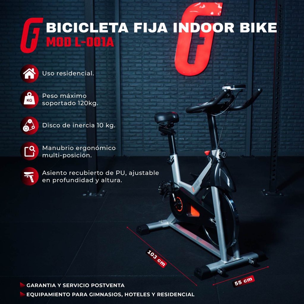 Bicicleta Fija Indoor Bike. MOD: L-001A  *** ENVIO GRATIS ***