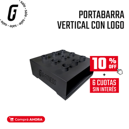 [IR6201] Portabarra Vertical con logo